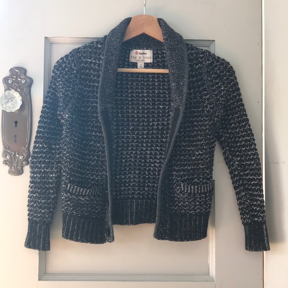 Rag and Bone Black and White sweater